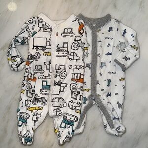 Carter’s Preemie Snap-Up Sleep & Plays - Dogs and Trucks